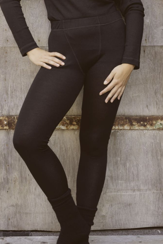 naisten kerrasto -housut alpakka merinovilla