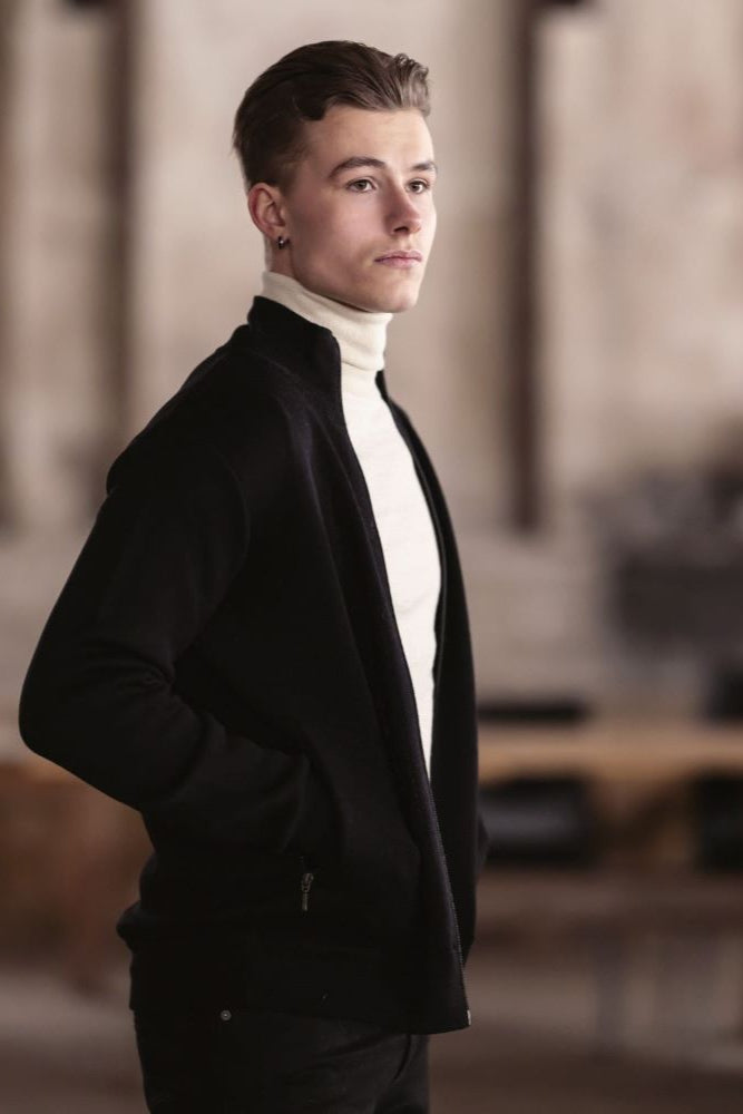 tyylikäs neule takki