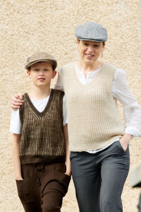 Kulkuri neule liivi valmistuu alpakkalangasta