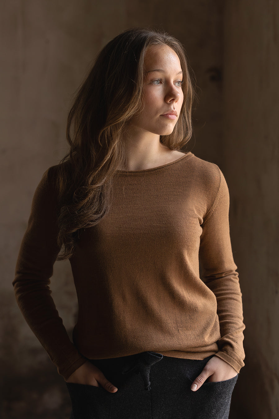 Hochwertige Basic-Pullover aus 100 % Royal-Alpaka